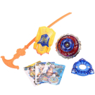Игра настольная Junfa Волчок "Battle blade. Sea Welkin "Hymes" с синей сердцевиной и cиним пусковым устройством, 23х19х6 см