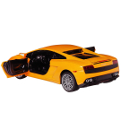 Машина металлическая 1:20 scale Lamborghini Gallardo LP560-4, цвет желтый, двери и багажник открываются