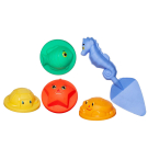 Набор игрушек для песочницы ABtoys Лучик, 7 предметов