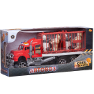 Автовоз ABtoys Спецтехника с четырьмя фигурками животных
