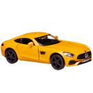 Машинка металлическая Uni-Fortune RMZ City серия 1:32 Mercedes-Benz GT S AMG 2018, цвет желтый, двери открываются