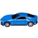 Машинка металлическая Abtoys АвтоСити 1:36 "Спортивная-2", инерционная с открывающими передними дверцами , синяя, свет, звук