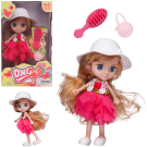 Кукла ABtoys Цветочная фантазия Мини 16,5 см с аксессуарами, 3 вида в коллекции.