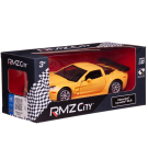 Машина металлическая RMZ City серия 1:32 Chevrolet Corvette C6-R, желтый цвет, двери открываются