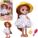 Кукла ABtoys Цветочная фантазия Мини 16,5 см с аксессуарами, 3 вида в коллекции.