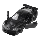 Машинка металлическая Uni-Fortune RMZ City серия 1:32 Chevrolet Corvette C6.R,инерционная, серый матовый цвет, двери открываются