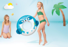 Круг надувной INTEX "Сute Animals" голубой, от 8 лет, 76 см