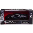 Машина металлическая RMZ City серия 1:32 McLaren 600LT, черный матовый цвет, двери открываются