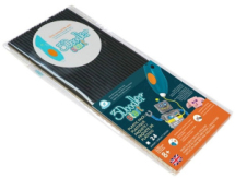 Эко-пластик к 3Д ручке 3DOODLER START Чёрный 24 шт.