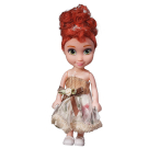 Кукла ABtoys Emily мини в прозрачной коробочке (шатенка), 16,5см