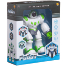 Робот ABtoys, световые и звуковые эффекты, бело-зеленый
