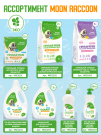 Гель для стирки Moon Raccoon Premium Care для детских вещей ЭКОлогичный на основе натурального мыла. Концентрат, 1500мл