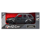 Машинка металлическая Uni-Fortune RMZ City серия 1:32 Range Rover Sport, инерционная, черный матовый цвет, даери открываются