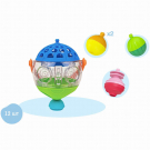 Игрушка развивающая Lalaboom Ведерко для купания, 12 предметов
