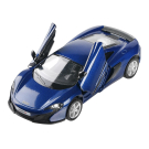 Машинка металлическая Uni-Fortune RMZ City серия 1:32 McLaren 650S, инерционная, цвет синий, двери открываются