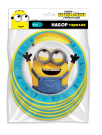 Набор бумажных тарелок ND Play Minions 2 180 мм 6 штук