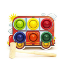 Развивающая игрушка Woodlandtoys Стучалка Автобус 15*20