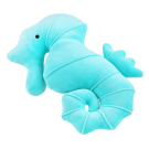 Мягкая игрушка Abtoys Морские обитатели. Игрушка-подушка Морской конек бирюзовая, 28см
