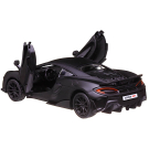 Машина металлическая RMZ City серия 1:32 McLaren 600LT, черный матовый цвет, двери открываются