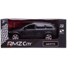 Машинка металлическая Uni-Fortune RMZ City серия 1:32 Audi Q7 V12 , инерционная, графит матовый цвет, двери открываются