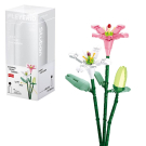 Конструктор Sluban серия Flowers Лилии в вазе, 247 деталей, полимерные материалы