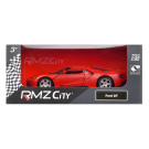Машина металлическая RMZ City серия 1:32 Ford GT 2019, инерционный механизм, красный матовый цвет, двери открываются.
