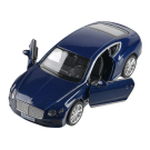 Машинка металлическая Uni-Fortune RMZ City серия 1:32 The Bentley Continental GT 2018 цвет синий, двери открываются