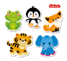 Пазлы контурные Baby Toys Животные
