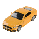 Машинка металлическая Uni-Fortune RMZ City серия 1:32 Ford Mustang 2015 инерционная, цвет желтый, двери открываются