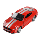 Машинка металлическая Uni-Fortune RMZ City серия 1:32 Ford Mustang GT 2015 with Strip инерционная, цвет красный, двери открываются