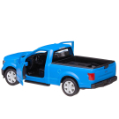 Машина металлическая RMZ City серия 1:32 Ford F150 2018, синий матовый цвет, двери открываются