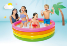 Бассейн надувной детский INTEX "Sunset Glow Pool" 168х46 см (от 3-х лет)