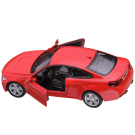 Машинка металлическая Uni-Fortune RMZ City серия 1:32 BMW M4 COUPE, цвет красный, двери открываются