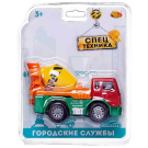 Машинка инерционная Abtoys Cпецтехника Бетономешалка мини