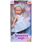 Кукла ABtoys Времена года 32 см в голубом сарафане в белый горошек